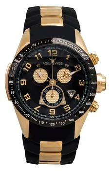 推荐Men's Trax 6H Silicone Strap Watch, 43mm x 53mm商品