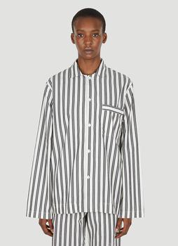 推荐Striped Classic Pyjama Shirt in White商品