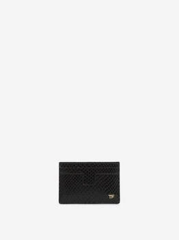 Tom Ford | Tom Ford Leather Logo Card Holder,商家Baltini,价格¥2745