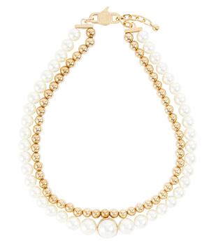 Miu Miu | Faux pearl necklace商品图片,