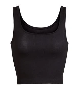 推荐Cotton Ribbed Cropped Tank Top商品