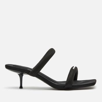 alexander wang鞋真假, Alexander Wang | Alexander Wang Women's Jessie Tubular Webbing Mid Heels - Black商品图片 
