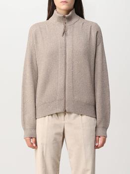 推荐Brunello Cucinelli women's zip-up sweater商品