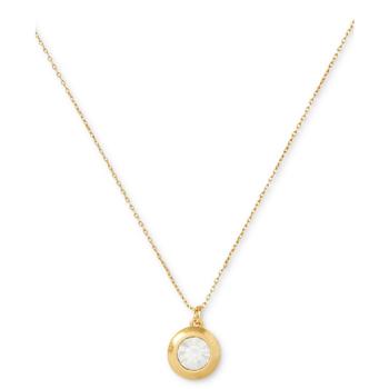 kate spade项链, Kate Spade | Gold-Tone Crystal Pendant Necklace, 16" + 3" extender商品图片 
