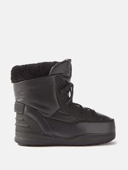 推荐La Plagne 2 fleece-lined faux-leather snow boots商品
