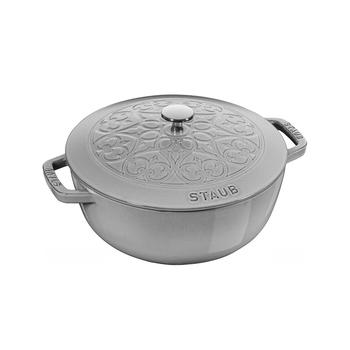 Staub | Stuab Cast Iron 3.75-Qt. Essential French Oven Lilly Lid商品图片,8折