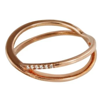 Diamanti Per Tutti | Diamanti Per Tutti Ladies Rose Gold-plated Diamond Ring, Brand Size 54,商家Jomashop,价格¥533