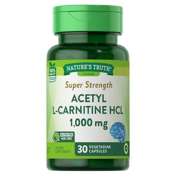Nature's Truth | Super Strength Acetyl L-Carnitine HCL 1,000 mg Capsules,商家Walgreens,价格¥111
