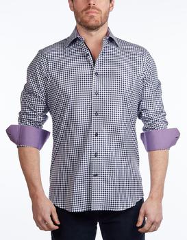 Levinas, Levinas | Contemporary Fit Contrast Detailed Button Down商品图片 2.2折