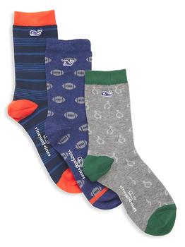 Vineyard Vines, Vineyard Vines | Boy's 3-Pack Socks Set商品图片 