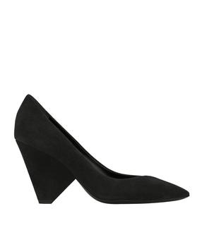 圣罗兰鞋女鞋, Yves Saint Laurent | Saint Laurent Women's Black Suede Pump Shoes 484389 1000 (36 EU / 6 US)商品图片 5折