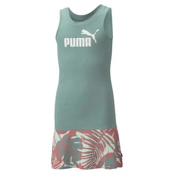 Puma | Essentials Flower Power Tank Sleeveless T-Shirt Dress (Toddler-Little Kid),商家SHOEBACCA,价格¥137