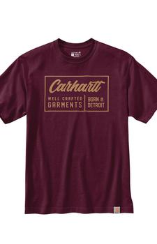 推荐(105177) Relaxed Fit HW Short Sleeve Craft Graphic T-Shirt - Port商品