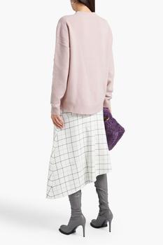 MARKUS LUPFER | Jamie crystal-embellished merino wool sweater商品图片,5折