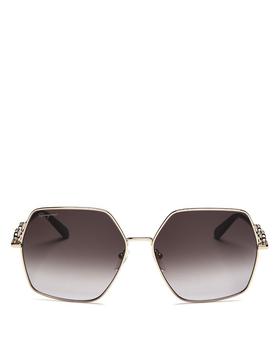 更多菲拉格慕墨镜, Salvatore Ferragamo | Women's Geometric Sunglasses, 61mm商品图片 额外9折, 额外九折
