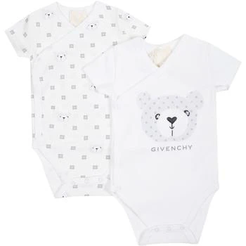 Givenchy | White Set For Babies With Logo,商家Italist,价格¥1740