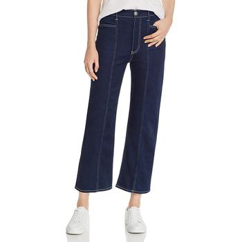推荐3X1 N.Y.C Womens Albany Denim High Rise Wide Leg Jeans商品