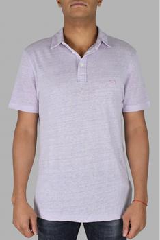 推荐Men's Designer Polo   Salvatore Ferragmo Light Purple Linen Polo商品