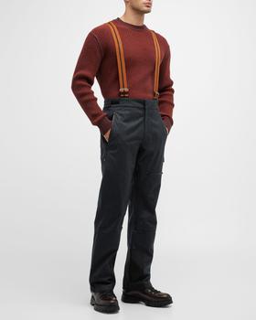 Zegna | Men's Techmerino™ 3-Layer Ski Trousers w/ Suspenders商品图片,