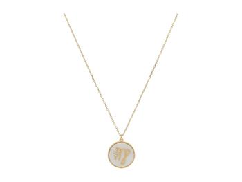 商品Kate Spade | In The Stars Mother-of-Pearl Virgo Pendant Necklace,商家Zappos,价格¥369图片