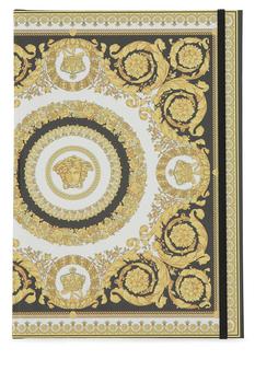 商品Versace Baroque-Printed Lined Pages Notebook图片