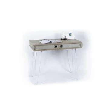 Simplie Fun | Lora Metal Legs 2 Tier Modern Desk,商家Premium Outlets,��价格¥997