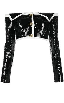 推荐Sequin Bustier Jacket商品