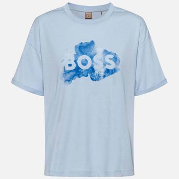 推荐BOSS Women's Evarsy T-Shirt - Light/Pastel Blue商品