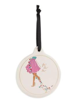 商品Saks Fifth Avenue | Fa La La Ceramic Ornament,商家Saks OFF 5TH,价格¥38图片