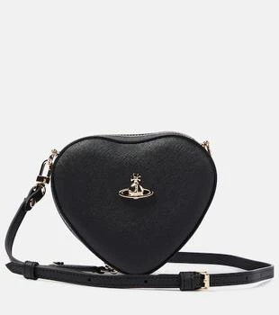 Vivienne Westwood | Heart Mini faux leather crossbody bag 独家减免邮费