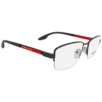 推荐Demo Rectangular Men's Eyeglasses PS 51OV 1AB1O1 56商品