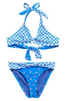 Hobie | Kids' Checked Out Reversible 2-Piece Bikini,商家Nordstrom Rack,价格¥113