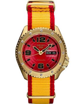 精工5号, Seiko | Seiko 5 Automatic Zangief Street Fighter Limited Edition Red Dial Nylon Strap Men's Watch SRPF24K1商品图片 8.2折