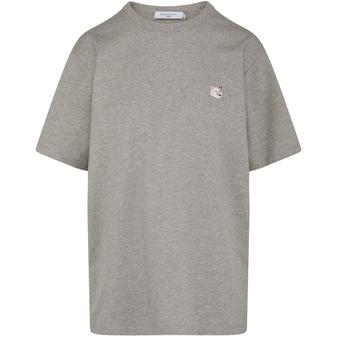 Maison Kitsune | Monochrome Fox Head 短袖T恤衫商品图片,额外9.5折, 额外九五折