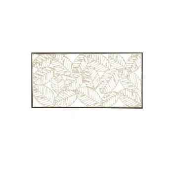 Paper Cloaked Leaves Wall Decor, 15.94" L x 31.89" W