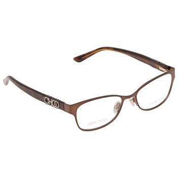 推荐Ladies Brown Rectangular Eyeglass Frames JC243009Q0052商品