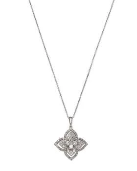 Bloomingdale's | Diamond Flower Pendant Necklace in 14K White Gold, 1.50 ct. t.w.,商家Bloomingdale's,价格¥57616