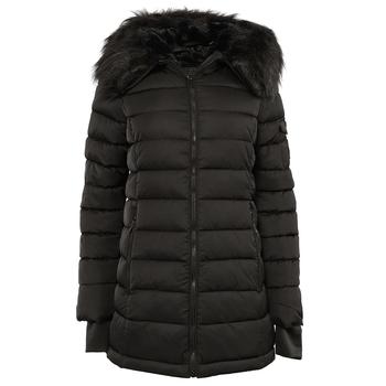 推荐Steve Madden Women's Jacket with Fur Lined Hood商品