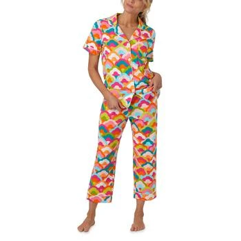 Bedhead PJs | Trina Turk x Bedhead Short Sleeve Cropped PJ Set 