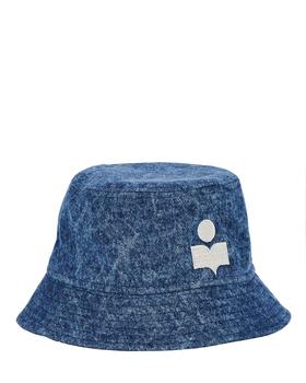 推荐Isabel Marant Haley Denim Logo Bucket Hat商品