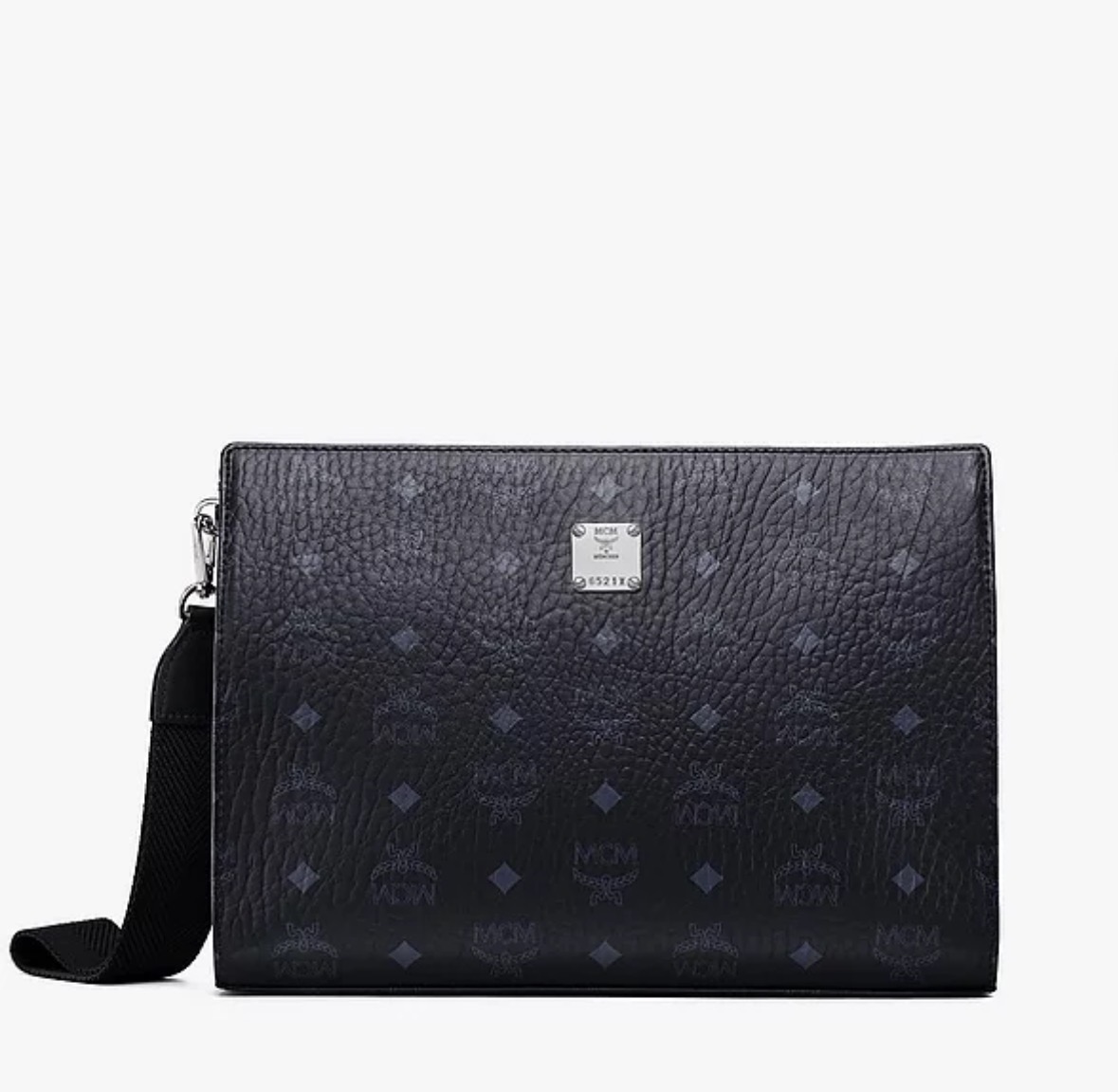 商品MCM | 老花满印 拉链式手腕手拿包 中号 男款黑色 MXZBSVI14BK001,商家SPI,价格¥2052图片