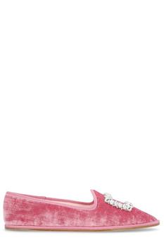 Roger Vivier | Roger Vivier Viv' Slippers Embroidered Buckle Loafers商品图片,5.7折