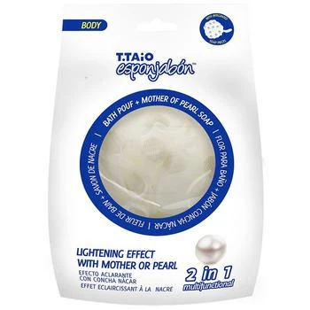 T.TAIO Esponjabon | Shower Bath Puff Soap Sponge, Mother of Pearl,商家Walgreens,价格¥37
