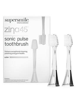 商品Supersmile | Zina45™ Sonic Pulse 2-Piece Replacement Toothbrush Head Set,商家Saks Fifth Avenue,价格¥215图片