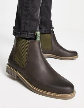 推荐Barbour Farsley chelsea boots in brown商品