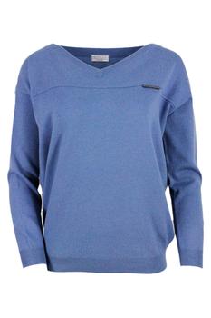 Brunello Cucinelli海淘, Brunello Cucinelli | Brunello Cucinelli Sweaters Blue商品图片 7.4折