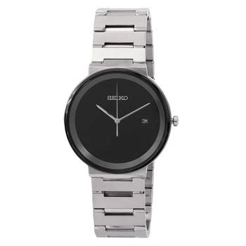 Seiko | Essentials Quartz Black Dial Men's Watch SUR485 4.6折, 满$75减$5, 满减