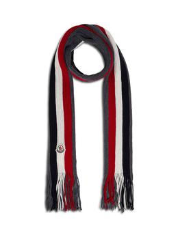 Prana是什么牌子, Moncler | Moncler Tri-Stripe Knit Scarf商品图片 6.7折