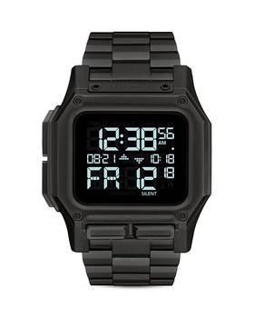 推荐Regulus All-Black Link Bracelet Watch, 46mm商品