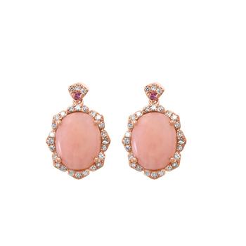 商品Effy | EFFY® Multi Gemstone (3 5/8 ct.t.w.) Earring in 14K Rose Gold,商家Macy's,价格¥8302图片